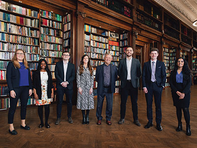 Lucy Davison, pictured fourth from left, with the ICE President's Future Leaders for 2022-23. Link to View the pictures.