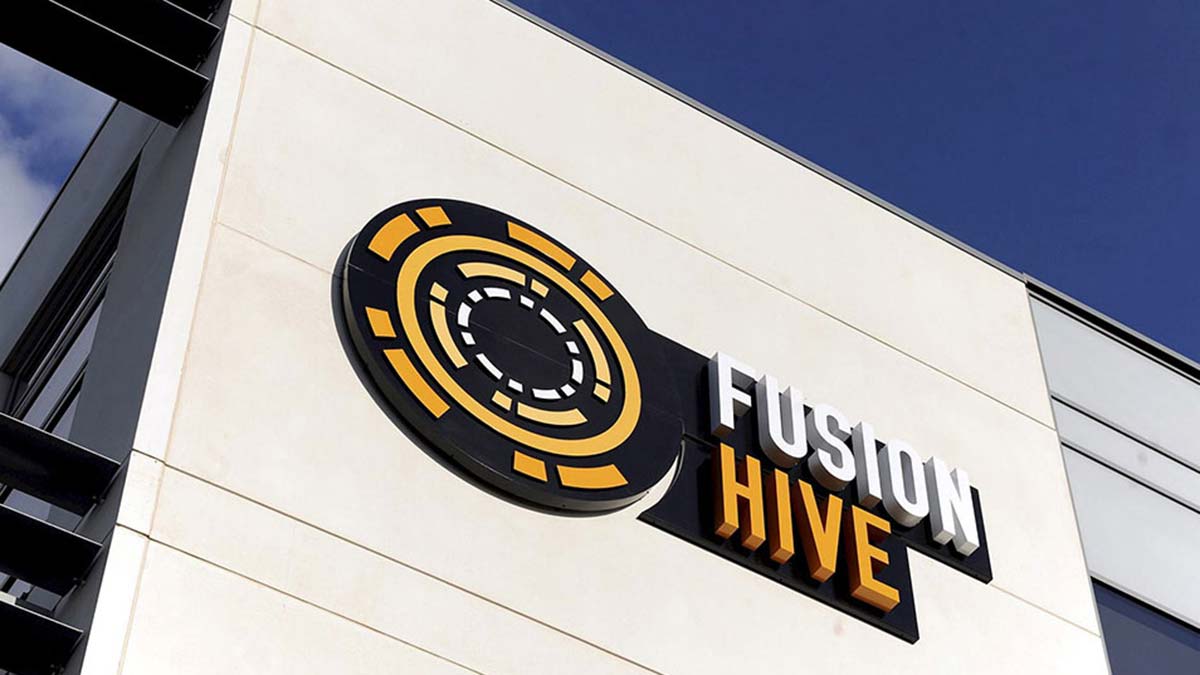 Learn about the Fusion Hive facility at Teesside University Exterior view of Teesside University's Fusion Hive building