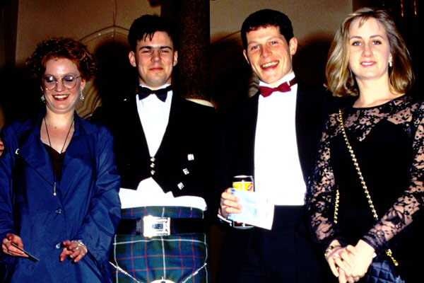 Students in the 90s May Ball