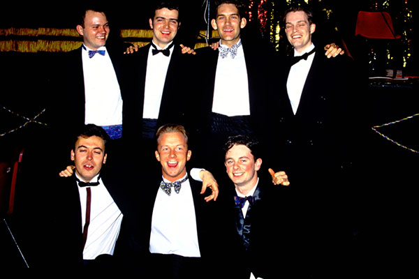 Students in the 90s May Ball