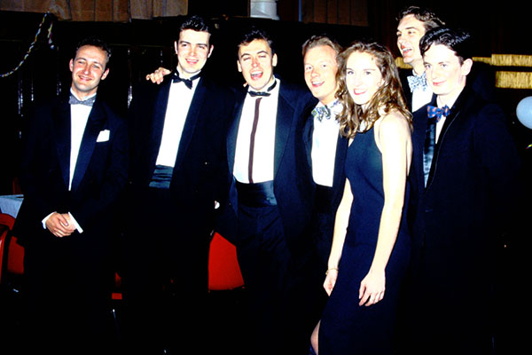 Students in the 90s May Ball