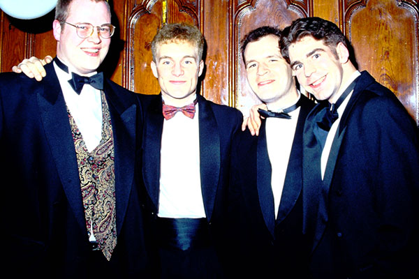 Students in the 90s May Ball