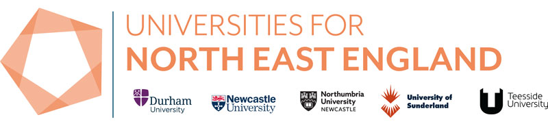 Universities for North East England logo