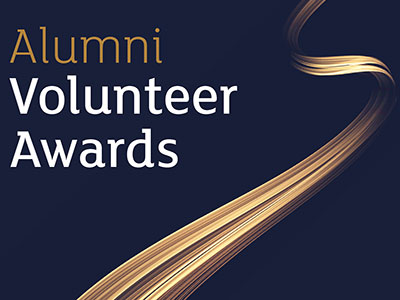 Alumni Volunteer Awards launched. Link to Alumni Volunteer Awards launched.