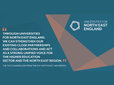 Universities for North East England. Link to North East England’s five universities to strengthen collaboration to achieve greater impact and influence .