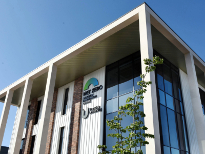 Teesside University's Net Zero Industry Innovation Centre. Link to Teesside University's Net Zero Industry Innovation Centre.