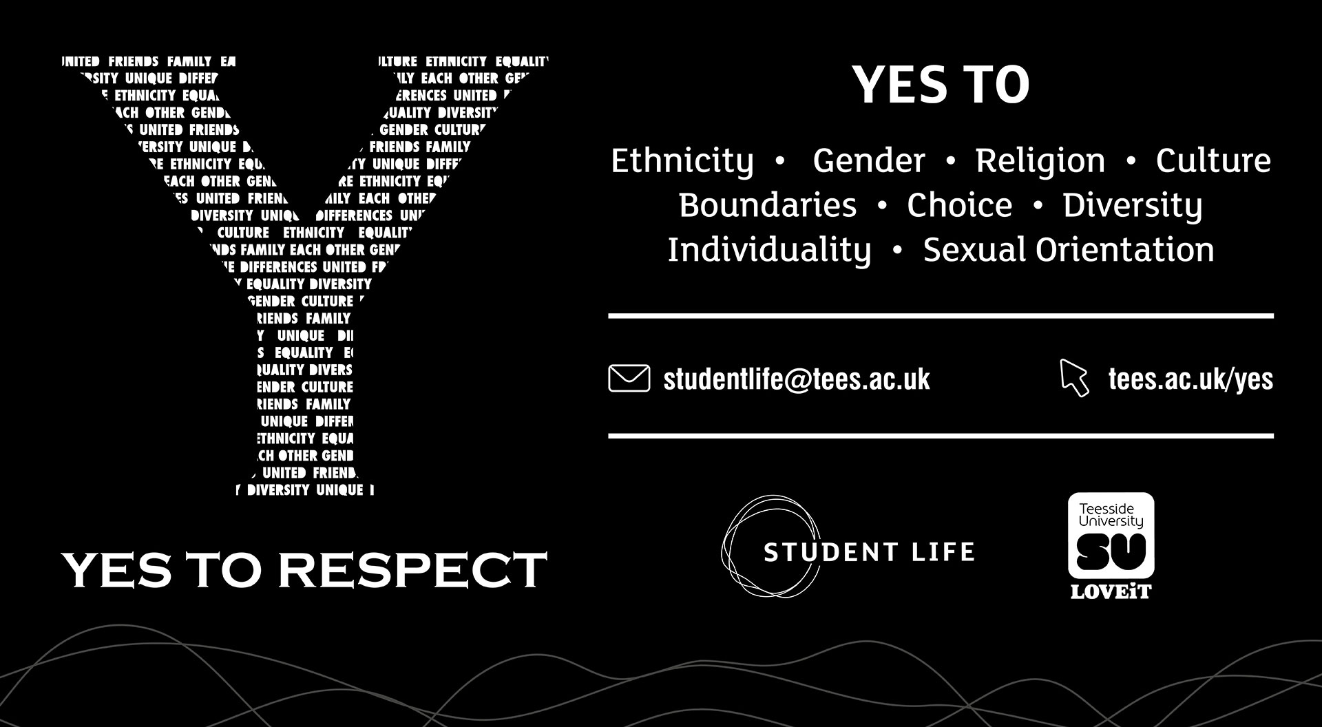 The Yes To Respect logo