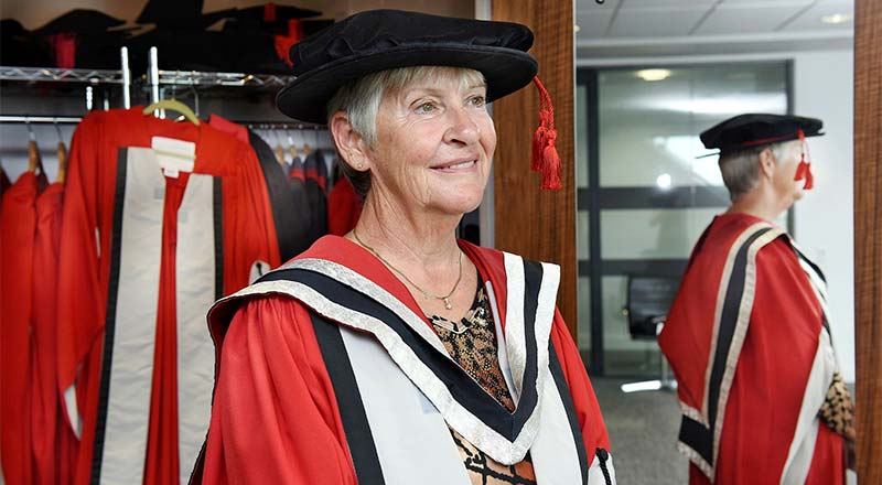 Sue Kiddle – Honorary Doctor of Business Administration