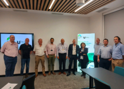 members of the KP Snacks Ltd. IETF project team at Teesside University's Net Zero Industry Innovation Centre