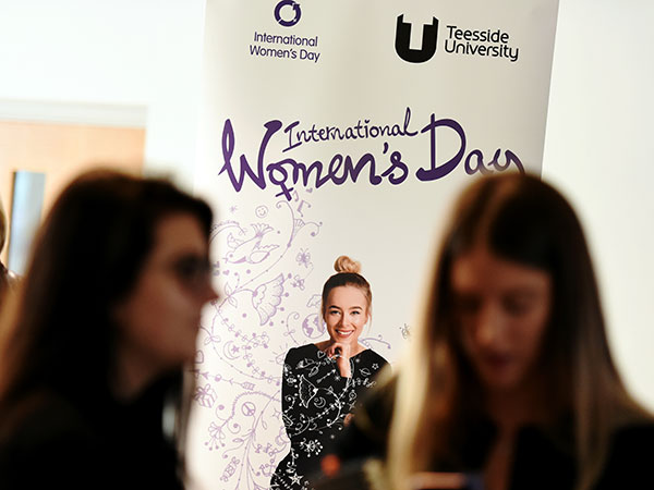 Celebrating International Women's Day at Teesside University