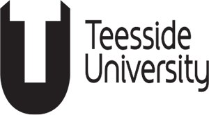 Teesside University logo stretched